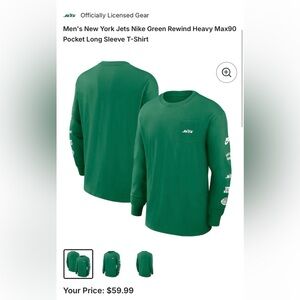 Nike Dark Green Long Sleeve Men's Tee